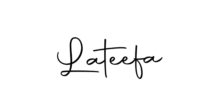 Lateefa stylish signature style. Best Handwritten Sign (Autography-DOLnW) for my name. Handwritten Signature Collection Ideas for my name Lateefa. Lateefa signature style 10 images and pictures png