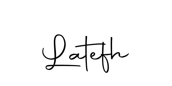 How to make Latefh name signature. Use Autography-DOLnW style for creating short signs online. This is the latest handwritten sign. Latefh signature style 10 images and pictures png