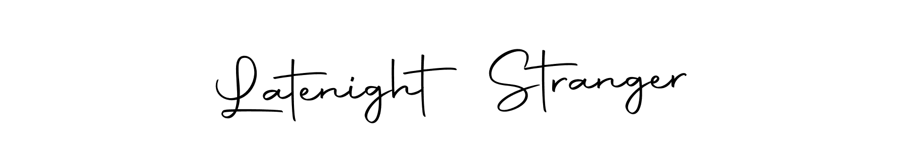 Similarly Autography-DOLnW is the best handwritten signature design. Signature creator online .You can use it as an online autograph creator for name Latenight Stranger. Latenight Stranger signature style 10 images and pictures png