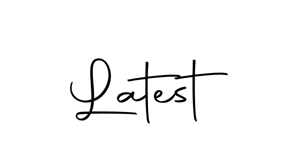 Create a beautiful signature design for name Latest. With this signature (Autography-DOLnW) fonts, you can make a handwritten signature for free. Latest signature style 10 images and pictures png