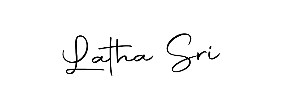 Design your own signature with our free online signature maker. With this signature software, you can create a handwritten (Autography-DOLnW) signature for name Latha Sri. Latha Sri signature style 10 images and pictures png
