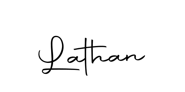 You should practise on your own different ways (Autography-DOLnW) to write your name (Lathan) in signature. don't let someone else do it for you. Lathan signature style 10 images and pictures png