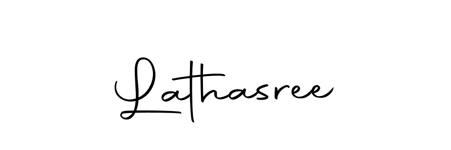 Make a beautiful signature design for name Lathasree. With this signature (Autography-DOLnW) style, you can create a handwritten signature for free. Lathasree signature style 10 images and pictures png