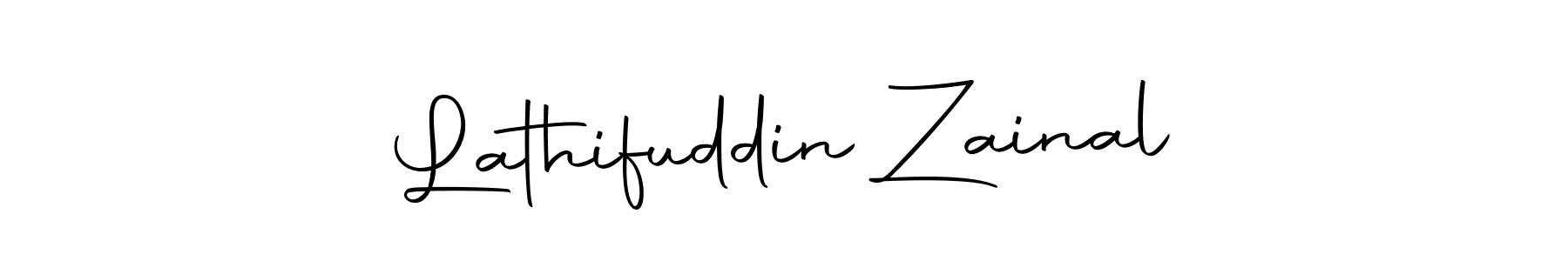 Autography-DOLnW is a professional signature style that is perfect for those who want to add a touch of class to their signature. It is also a great choice for those who want to make their signature more unique. Get Lathifuddin Zainal name to fancy signature for free. Lathifuddin Zainal signature style 10 images and pictures png