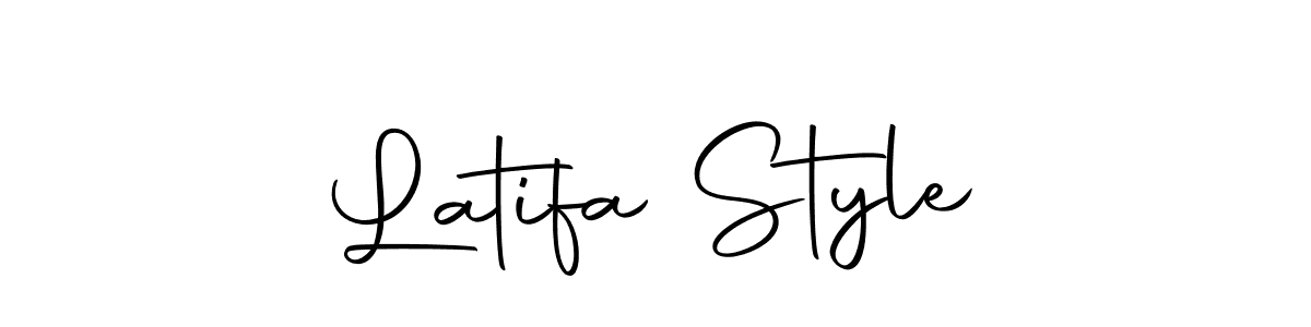 Make a beautiful signature design for name Latifa Style. With this signature (Autography-DOLnW) style, you can create a handwritten signature for free. Latifa Style signature style 10 images and pictures png