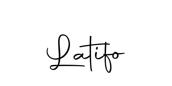 Make a beautiful signature design for name Latifo. With this signature (Autography-DOLnW) style, you can create a handwritten signature for free. Latifo signature style 10 images and pictures png