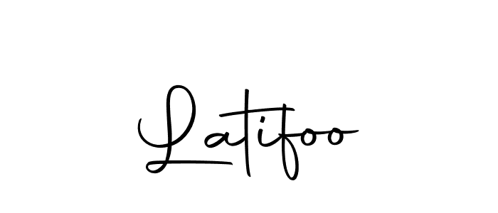 You should practise on your own different ways (Autography-DOLnW) to write your name (Latifoo) in signature. don't let someone else do it for you. Latifoo signature style 10 images and pictures png