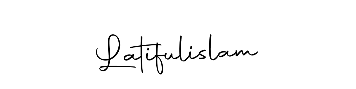Make a beautiful signature design for name Latifulislam. With this signature (Autography-DOLnW) style, you can create a handwritten signature for free. Latifulislam signature style 10 images and pictures png