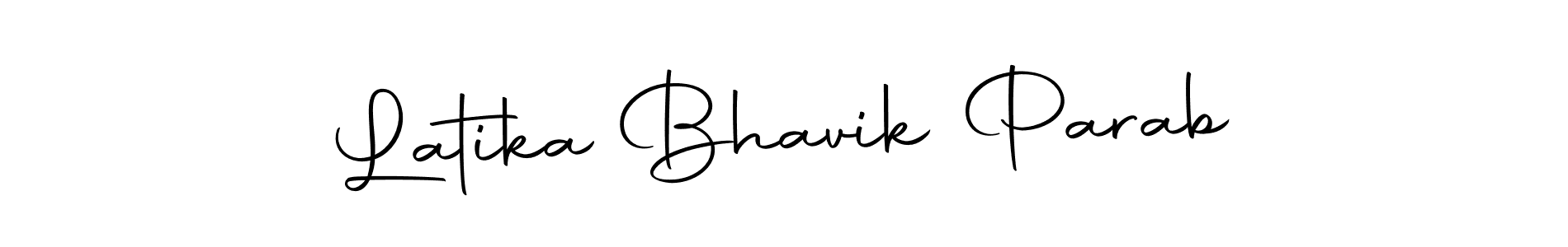 It looks lik you need a new signature style for name Latika Bhavik Parab. Design unique handwritten (Autography-DOLnW) signature with our free signature maker in just a few clicks. Latika Bhavik Parab signature style 10 images and pictures png