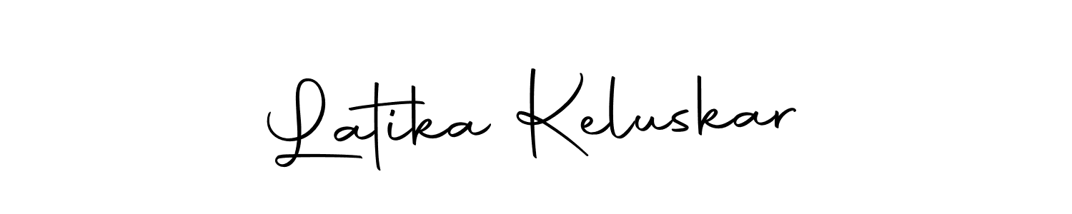 Autography-DOLnW is a professional signature style that is perfect for those who want to add a touch of class to their signature. It is also a great choice for those who want to make their signature more unique. Get Latika Keluskar name to fancy signature for free. Latika Keluskar signature style 10 images and pictures png
