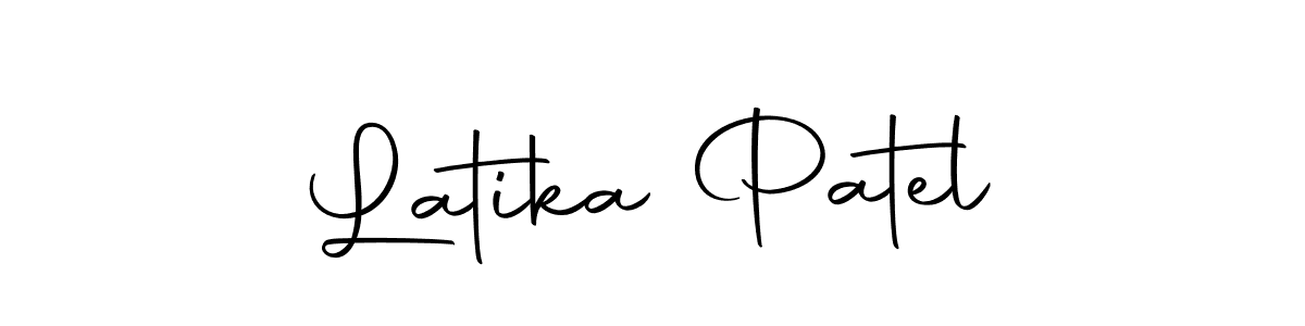Make a beautiful signature design for name Latika Patel. Use this online signature maker to create a handwritten signature for free. Latika Patel signature style 10 images and pictures png