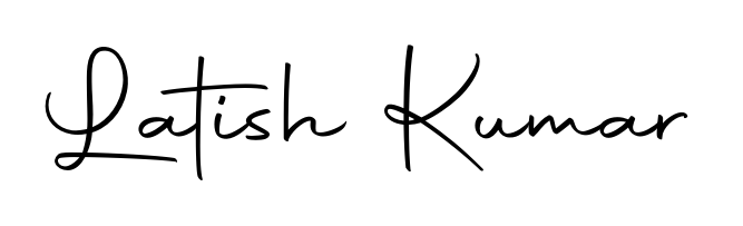 Designed for modern professionals: Latish Kumar name signature crafted with Autography-DOLnW script. Ready for digital PDF workflows. Latish Kumar signature style 10 images and pictures png