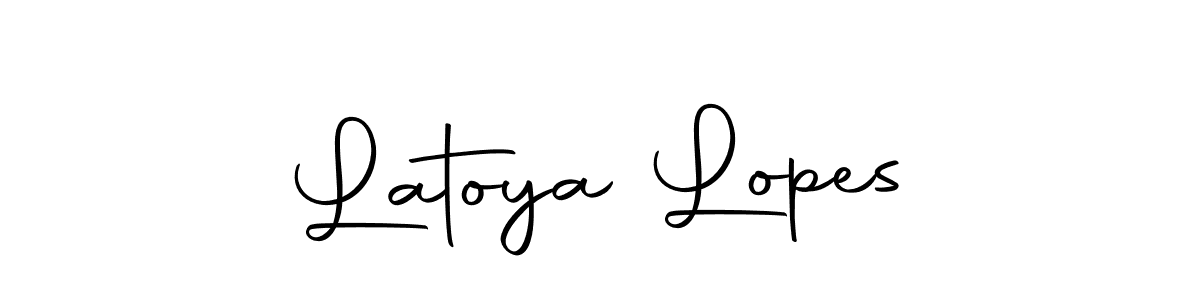 Make a short Latoya Lopes signature style. Manage your documents anywhere anytime using Autography-DOLnW. Create and add eSignatures, submit forms, share and send files easily. Latoya Lopes signature style 10 images and pictures png