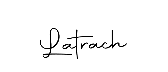 Similarly Autography-DOLnW is the best handwritten signature design. Signature creator online .You can use it as an online autograph creator for name Latrach. Latrach signature style 10 images and pictures png