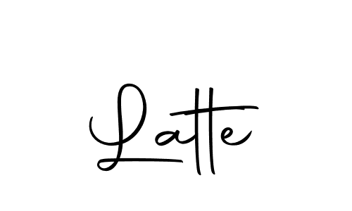 Also we have Latte name is the best signature style. Create professional handwritten signature collection using Autography-DOLnW autograph style. Latte signature style 10 images and pictures png