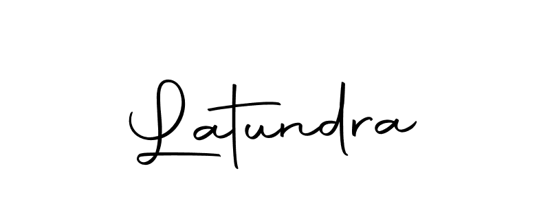 Use a signature maker to create a handwritten signature online. With this signature software, you can design (Autography-DOLnW) your own signature for name Latundra. Latundra signature style 10 images and pictures png