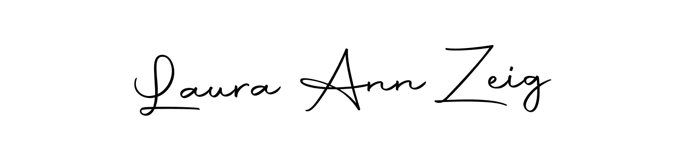 Create a beautiful signature design for name Laura Ann Zeig. With this signature (Autography-DOLnW) fonts, you can make a handwritten signature for free. Laura Ann Zeig signature style 10 images and pictures png