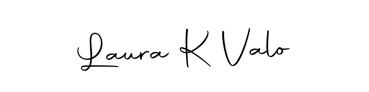 Design your own signature with our free online signature maker. With this signature software, you can create a handwritten (Autography-DOLnW) signature for name Laura K Valo. Laura K Valo signature style 10 images and pictures png