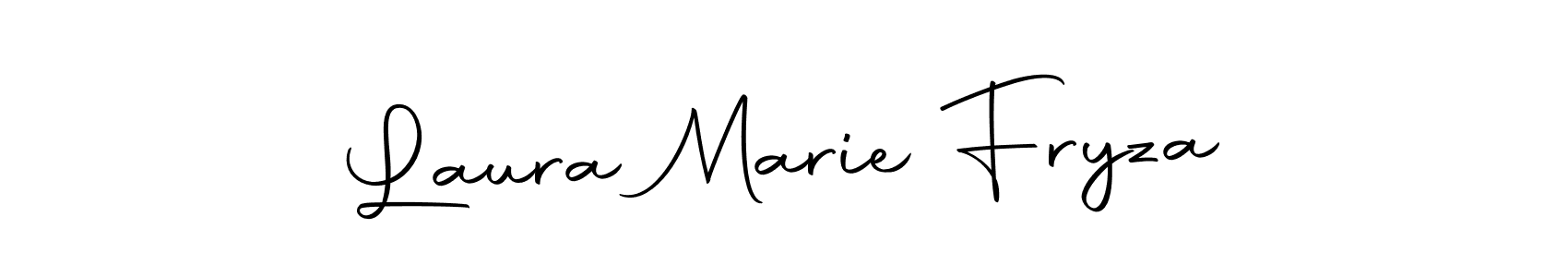 Laura Marie Fryza stylish signature style. Best Handwritten Sign (Autography-DOLnW) for my name. Handwritten Signature Collection Ideas for my name Laura Marie Fryza. Laura Marie Fryza signature style 10 images and pictures png