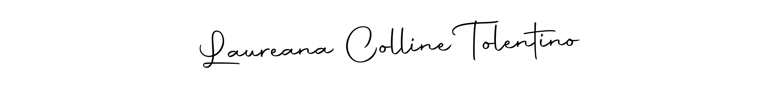 You can use this online signature creator to create a handwritten signature for the name Laureana Colline Tolentino. This is the best online autograph maker. Laureana Colline Tolentino signature style 10 images and pictures png