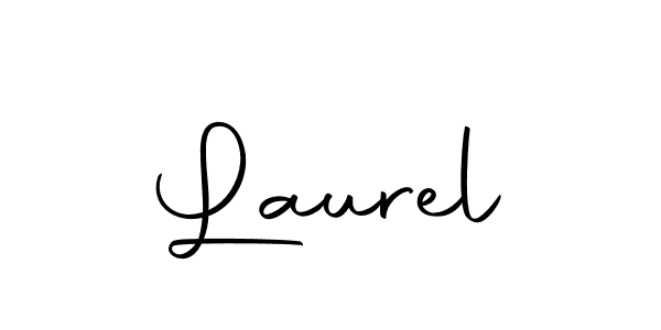 Laurel stylish signature style. Best Handwritten Sign (Autography-DOLnW) for my name. Handwritten Signature Collection Ideas for my name Laurel. Laurel signature style 10 images and pictures png