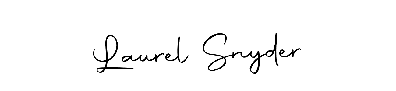 Design your own signature with our free online signature maker. With this signature software, you can create a handwritten (Autography-DOLnW) signature for name Laurel Snyder. Laurel Snyder signature style 10 images and pictures png