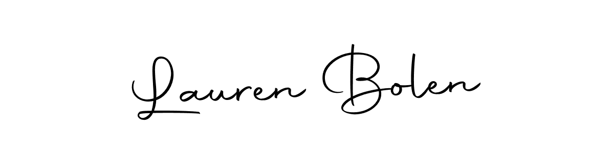 Create a beautiful signature design for name Lauren Bolen. With this signature (Autography-DOLnW) fonts, you can make a handwritten signature for free. Lauren Bolen signature style 10 images and pictures png