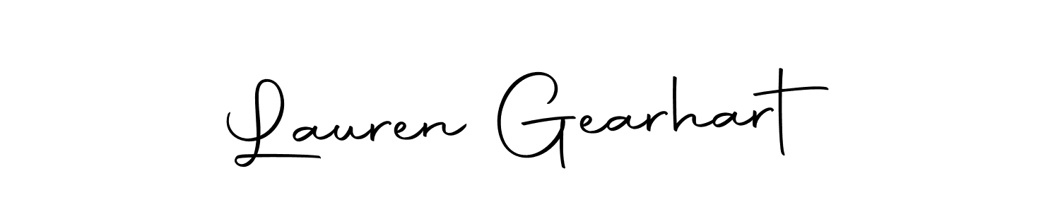 Make a beautiful signature design for name Lauren Gearhart. Use this online signature maker to create a handwritten signature for free. Lauren Gearhart signature style 10 images and pictures png