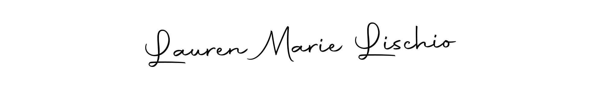 Lauren Marie Lischio stylish signature style. Best Handwritten Sign (Autography-DOLnW) for my name. Handwritten Signature Collection Ideas for my name Lauren Marie Lischio. Lauren Marie Lischio signature style 10 images and pictures png