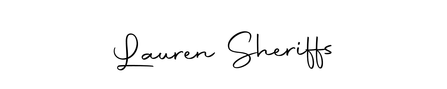 if you are searching for the best signature style for your name Lauren Sheriffs. so please give up your signature search. here we have designed multiple signature styles  using Autography-DOLnW. Lauren Sheriffs signature style 10 images and pictures png