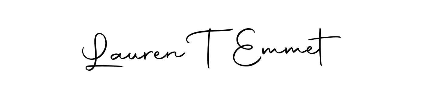 Similarly Autography-DOLnW is the best handwritten signature design. Signature creator online .You can use it as an online autograph creator for name Lauren T Emmet. Lauren T Emmet signature style 10 images and pictures png