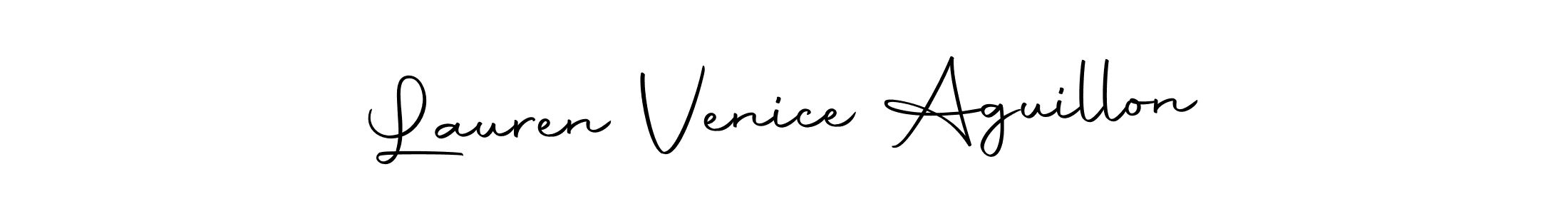 Also we have Lauren Venice Aguillon name is the best signature style. Create professional handwritten signature collection using Autography-DOLnW autograph style. Lauren Venice Aguillon signature style 10 images and pictures png