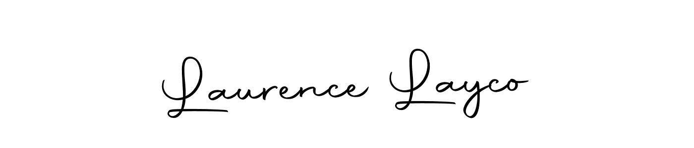 How to make Laurence Layco name signature. Use Autography-DOLnW style for creating short signs online. This is the latest handwritten sign. Laurence Layco signature style 10 images and pictures png
