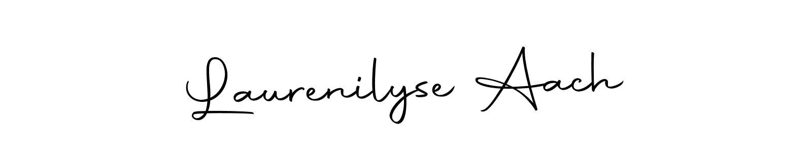 Design your own signature with our free online signature maker. With this signature software, you can create a handwritten (Autography-DOLnW) signature for name Laurenilyse Aach. Laurenilyse Aach signature style 10 images and pictures png