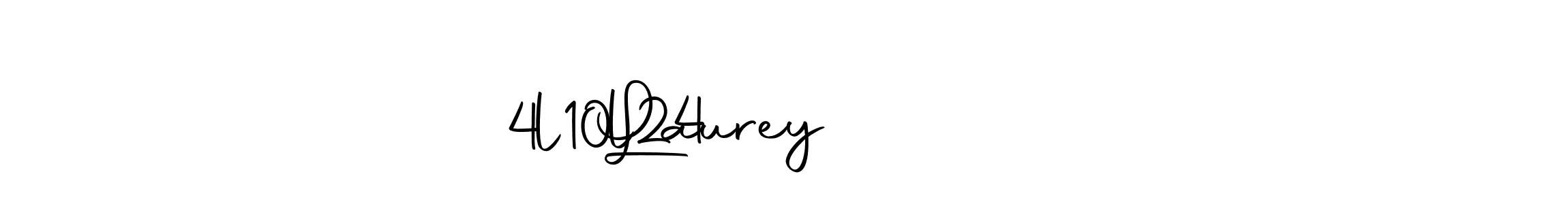 Design your own signature with our free online signature maker. With this signature software, you can create a handwritten (Autography-DOLnW) signature for name Laurey          4l10l24. Laurey          4l10l24 signature style 10 images and pictures png