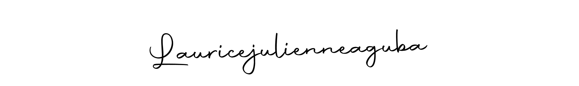 Here are the top 10 professional signature styles for the name Lauricejulienneaguba. These are the best autograph styles you can use for your name. Lauricejulienneaguba signature style 10 images and pictures png