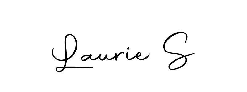 Similarly Autography-DOLnW is the best handwritten signature design. Signature creator online .You can use it as an online autograph creator for name Laurie S. Laurie S signature style 10 images and pictures png