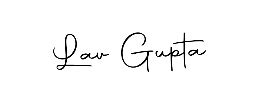 How to make Lav Gupta signature? Autography-DOLnW is a professional autograph style. Create handwritten signature for Lav Gupta name. Lav Gupta signature style 10 images and pictures png