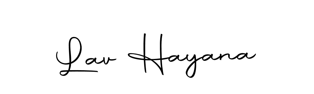 Lav Hayana stylish signature style. Best Handwritten Sign (Autography-DOLnW) for my name. Handwritten Signature Collection Ideas for my name Lav Hayana. Lav Hayana signature style 10 images and pictures png