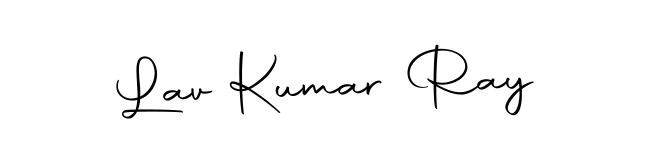 Also we have Lav Kumar Ray name is the best signature style. Create professional handwritten signature collection using Autography-DOLnW autograph style. Lav Kumar Ray signature style 10 images and pictures png