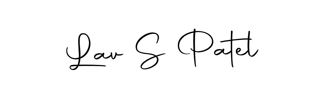 How to make Lav S Patel signature? Autography-DOLnW is a professional autograph style. Create handwritten signature for Lav S Patel name. Lav S Patel signature style 10 images and pictures png