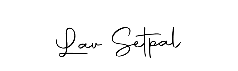 How to make Lav Setpal signature? Autography-DOLnW is a professional autograph style. Create handwritten signature for Lav Setpal name. Lav Setpal signature style 10 images and pictures png