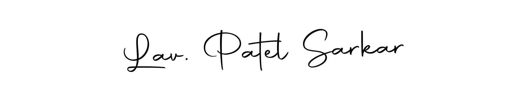 It looks lik you need a new signature style for name Lav. Patel Sarkar. Design unique handwritten (Autography-DOLnW) signature with our free signature maker in just a few clicks. Lav. Patel Sarkar signature style 10 images and pictures png