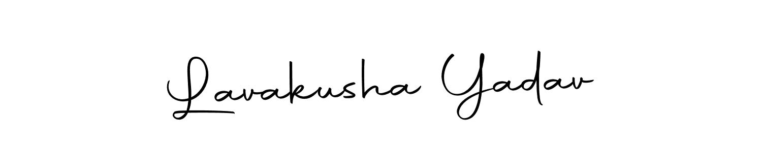 Use a signature maker to create a handwritten signature online. With this signature software, you can design (Autography-DOLnW) your own signature for name Lavakusha Yadav. Lavakusha Yadav signature style 10 images and pictures png