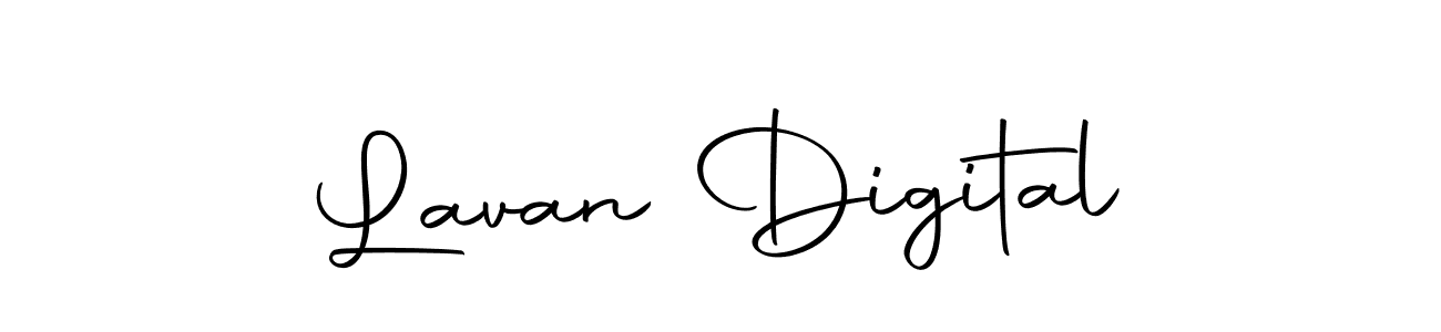 How to make Lavan Digital name signature. Use Autography-DOLnW style for creating short signs online. This is the latest handwritten sign. Lavan Digital signature style 10 images and pictures png