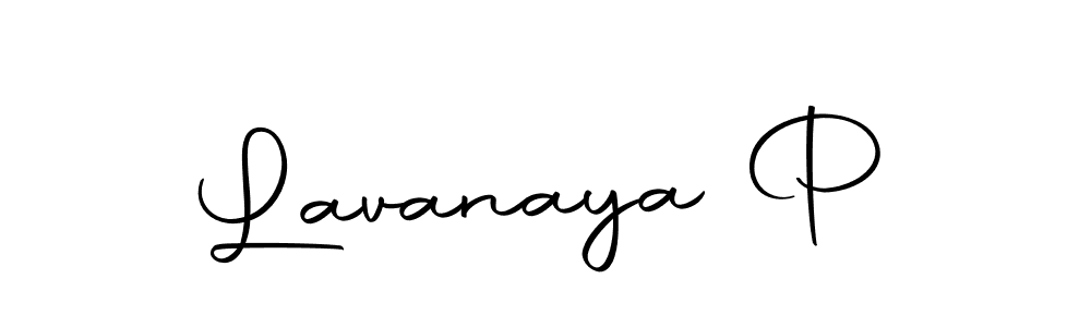 Lavanaya P stylish signature style. Best Handwritten Sign (Autography-DOLnW) for my name. Handwritten Signature Collection Ideas for my name Lavanaya P. Lavanaya P signature style 10 images and pictures png