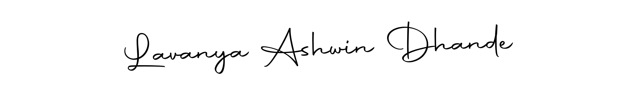 Use a signature maker to create a handwritten signature online. With this signature software, you can design (Autography-DOLnW) your own signature for name Lavanya Ashwin Dhande. Lavanya Ashwin Dhande signature style 10 images and pictures png