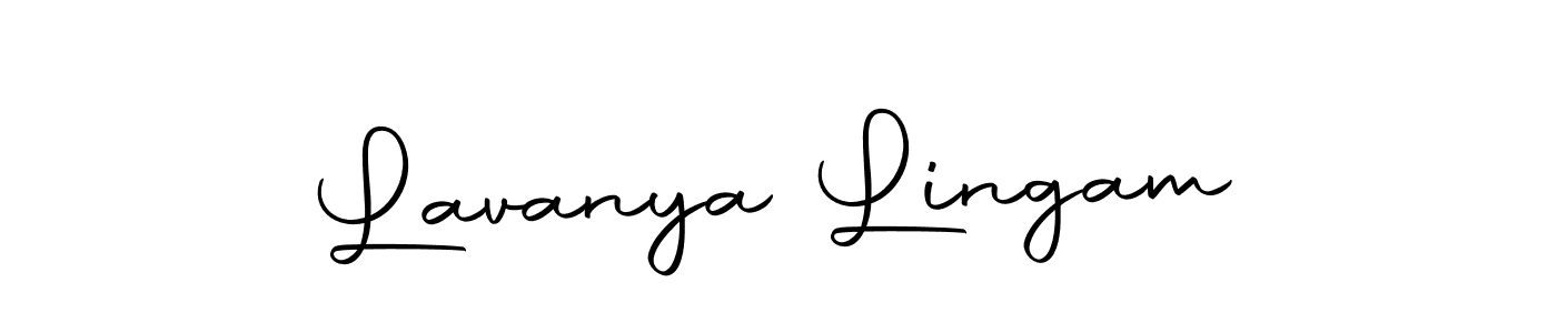 Make a beautiful signature design for name Lavanya Lingam. With this signature (Autography-DOLnW) style, you can create a handwritten signature for free. Lavanya Lingam signature style 10 images and pictures png