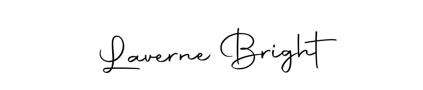 Laverne Bright stylish signature style. Best Handwritten Sign (Autography-DOLnW) for my name. Handwritten Signature Collection Ideas for my name Laverne Bright. Laverne Bright signature style 10 images and pictures png