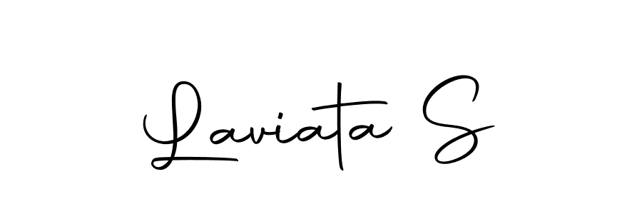 Make a beautiful signature design for name Laviata S. With this signature (Autography-DOLnW) style, you can create a handwritten signature for free. Laviata S signature style 10 images and pictures png